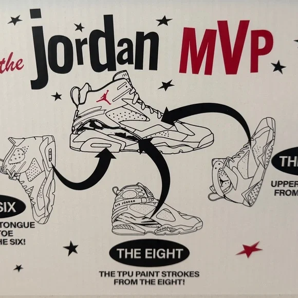 Air Jordan Women’s MVP Neutral Grey Orchid Size 8 FB9019-001 Pre-owned - Picture 10 of 10